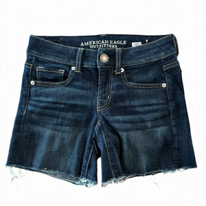 American Eagle Stretch Dark Denim Shorts